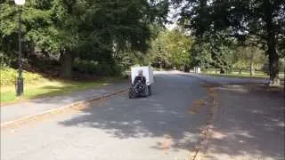 Velove Cargo Bike Prototype 2 in Slottsskogen, Gothenburg