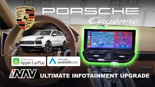 INFOTAINMENT UPGRADE INAV Android Porsche Cayenne 12.3 Screen Apple CarPlay Android Auto | 4x4Shop