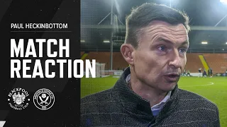 Paul Heckingbottom | Blackpool 0-0 Sheffield United | Match Reaction Interview