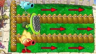 Gatling Pea Vs Snow Pea Vs Repeater Vs Gargantuar Vs Dr. Zomboss  - Plants vs Zombies Battlez