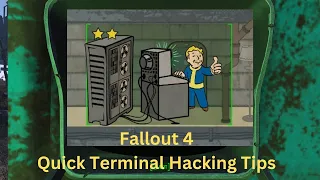 Fallout 4: Quick Terminal Hacking Tips | Password Hacking #fallout4 #fallout