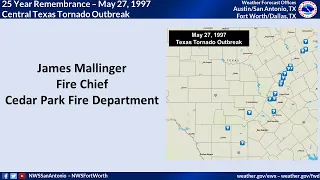 May 27, 1997 Central Texas Tornado Outbreak - Cedar Park Tornado Response
