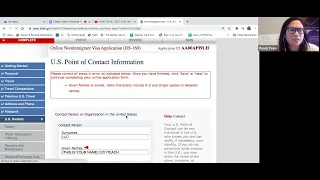 HOW TO FILL OUT  A DS 160 FORM (PART 2) - FOR J1 VISA TEACHERS