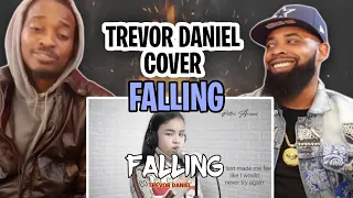 TRE-TV REACTS TO -  Trevor Daniel - Falling (TikTok viral) Putri Ariani Cover