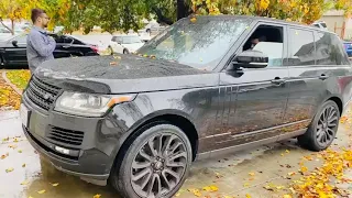 Straight piped Range Rover V8 Supercharged