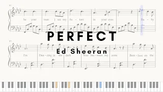 Ed Sheeran - Perfect - Easy piano (SHEETS)