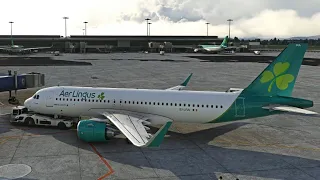 [4K] Dublin - Edinburgh | Aer Lingus A320 - MSFS Full Flight