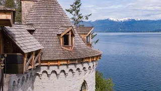 Extraordinary Castle For Sale in Idaho, USA. Lakefront Luxury Home on 10 Acres w/ Brenda Burk Group