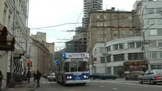 Moscow trolleybus parade 2008 // Москва, троллейбусный парад 2008.