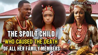 HER BAD BEHAVIOR CAUSED THE DEATH OF ALL HER FAMILY MEMBERS #stories #folktales #nollywood #africa