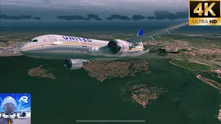 United Airlines | B787 | JFK Departure | 4K | RFS - Real Flight Simulator |