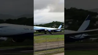 Air Peace B777-300 First Visit to the VC Bird International Airport Antigua! #shorts