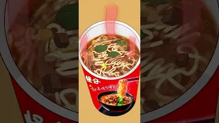 🥰Do you like roasted beef noodles？🍜 #fastfood #instantnoodles #roastedbeefnoodles