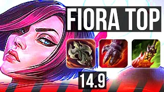 FIORA vs DARIUS (TOP) | 78% winrate, 8 solo kills, 47k DMG, Legendary | BR Diamond | 14.9