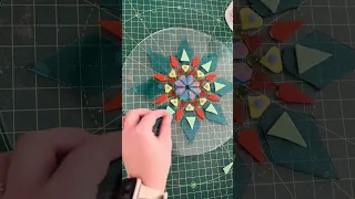 Working on some fused glass mandalas for upcoming craft shows!