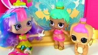 Куклы Лол Сюрприз! Семейка Джини спасает Шопкинс Мультик Lol Families Surprise Dolls Видео для детей