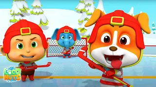 Loco Nuts | Ishockey | Førskolevideo | Kids Tv Danish | Tegneserier | Børnehave