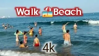 4k Walking Tour Fuengirola beach🏖 Malaga Spain🇪🇸