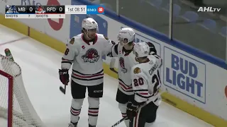 Top IceHogs Moments of 2021: Lukas Reichel Records a Hat Trick vs. Manitoba - 11/7/21