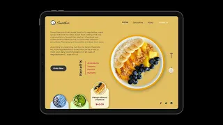 Create Smoothie Web Animation in Figma