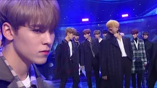 "Special Stage" SEVENTEEN (Seventeen) - @ Inkigayo popular writing @ hats pressing 20171210