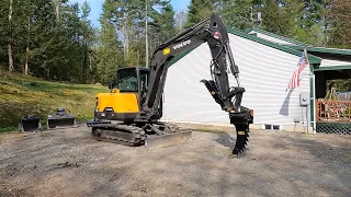Stumping with the newest version of the Manca Ripper and Volvo EC60E