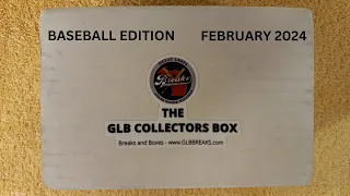 GLB Collector's Box February 2024: Baseball Cards Subscription Box | GREAT VALUE!