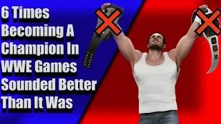 6 Times Becoming A Champion In WWE Games Sounded Better Than It Was