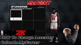 NBA 2K23|HOW TO CHANGE THE COLOR OF YOUR ACCESSORIES IN MYCAREER