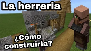 Cómo HACER 👉 LA HERRERÍA en MINECRAFT