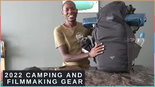 2022 whats in my bag Camping and Filmaking gear |Kenya |Decathlon Forclaz 100 40l
