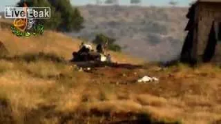 Syria Dawood Brigades rebels hit SAA tank 04062013