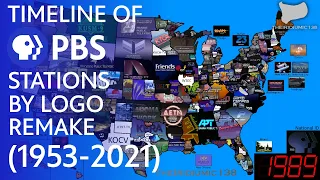 Timeline of PBS Stations by Logo (REMAKE) (1953-2021)