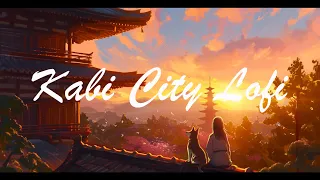 🌸 Sunset Serenity at Todai-ji: 1-Hour Chill Lofi | Spring Bloom Vibes | Kabi City Lofi 🌄