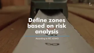 How do you define zones based on risk analysis according to IEC 62443?