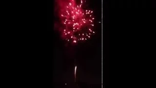 Night-time safety firework display 2014