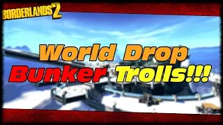 Every Shield But The 94% Sham!!! Borderlands 2 Bunker World Drop Trolls While Farming 94% Sham!!!