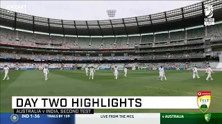 DAY 2 Highlights   India Vs Australia | Vodafone test series 2020-2021