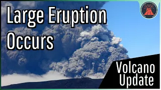 Shiveluch Volcano Eruption Update; Large & Sustained Explosive Eruption, Widespread Ashfall