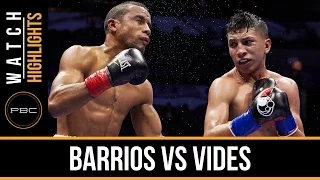 Barrios vs Vides HIGHLIGHTS: Dec. 12, 2015, PBC on NBCSN