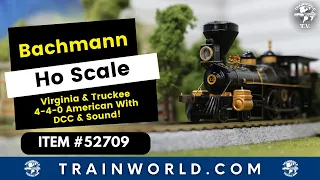 Bachmann Ho Scale Virginia & Truckee 4-4-0 American