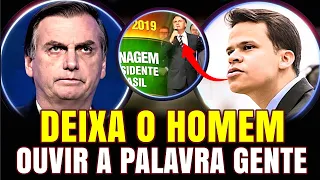 Bolsonaro nos Gideões 2024 é ovacionado e Elizeu Rodrigues pede mais silêncio para ouvir a palavra