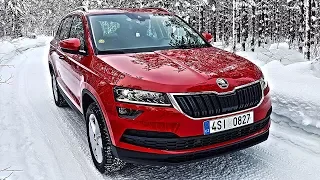 Почему ВСЕ ХОТЯТ Шкоду КАРОК? ПЕРВЫЙ тест и обзор 2018. Skoda 4x4 Winter Experience ч.1