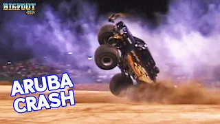 Aruba CRASH and event from October 2000 - Dan Runte & Eric Tack - BIGFOOT Monster Truck