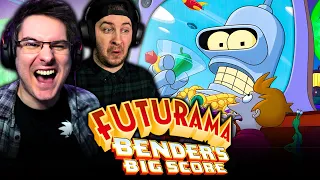 OUR FIRST TIME WATCHING 'BENDER'S BIG SCORE' THE MOVIE! | FUTURAMA MOVIE REACTION!