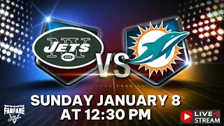 Watch New York Jets vs Miami Dolphins - Week 18- NFL 2022 Season- Live Stream