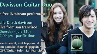 Davisson Guitar Duo - Livestream Concert