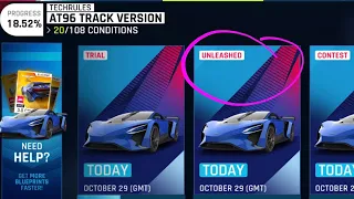 Asphalt 9 - Techrules AT96 Unleashed - 2nd Part Unleashed - All Cars - TouchDrive