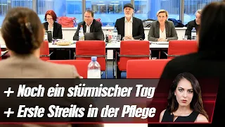 Noch ein stürmischer Tag ++ Erste Pflege-Streiks | krone.at NEWS