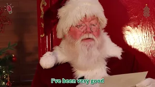 Santa reads letters